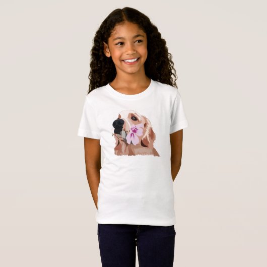 T-Shirt Golden Retriever (Devant entier)