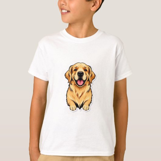 T-shirt Golden Retriever (Devant)