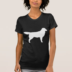 T-shirt Golden retriever (blanc)