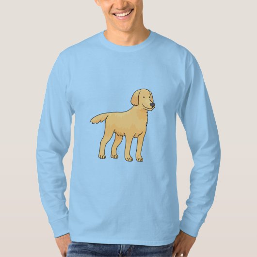T-shirt Golden Retriever centré (Devant)