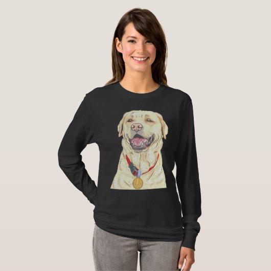 T-shirt Golden Retriever Champion (Devant entier)