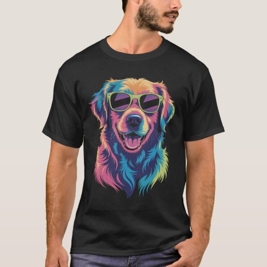 T-shirt Golden Retriever Chien (Devant)