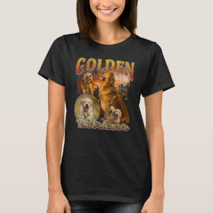 T-shirt Golden Retriever Chien Golden Retriever Vintage 90