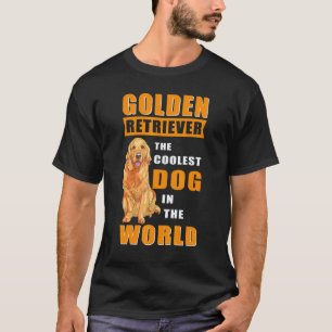 T-shirt Golden Retriever Chien le Plus Cool Propriétaire