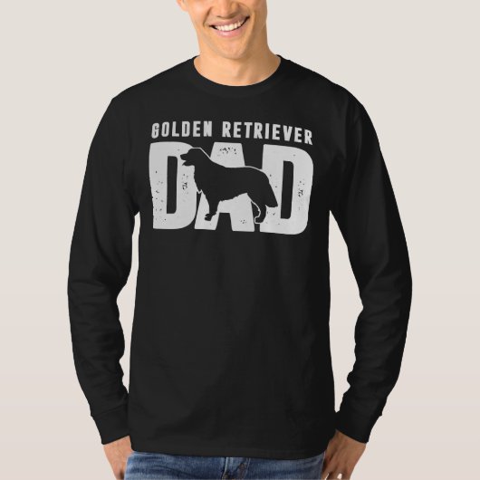 T-shirt Golden Retriever Chien Papa (Devant)