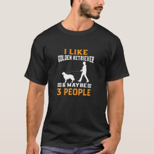 T-shirt Golden Retriever Chien race Chien Chien Chien Chie