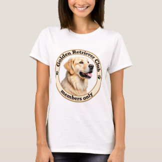 T-shirt Golden Retriever 'Club - Membres uniquement'