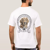 T-shirt Golden Retriever Credo (Dos)