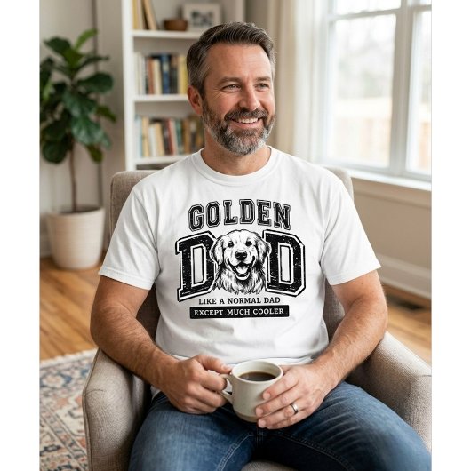 T-shirt Golden Retriever Dad