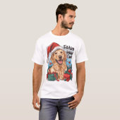 T-shirt Golden Retriever décrocher vacances Conception de (Devant entier)