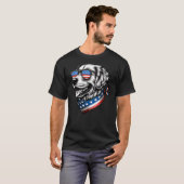 T-shirt Golden Retriever Dog Patriotic 4th of July America (Devant entier)