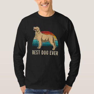 T-shirt Golden Retriever Dog Sunset
