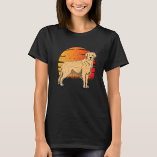T-shirt Golden Retriever Dog Sunset  36