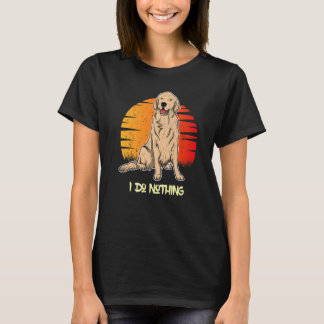 T-shirt Golden Retriever Dog Sunset  4