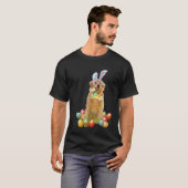 T-shirt Golden Retriever Easter Day Bunny Eggs Easter Cost (Devant entier)