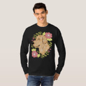 T-shirt Golden Retriever Flower Golden Retriever Golden Re (Devant entier)