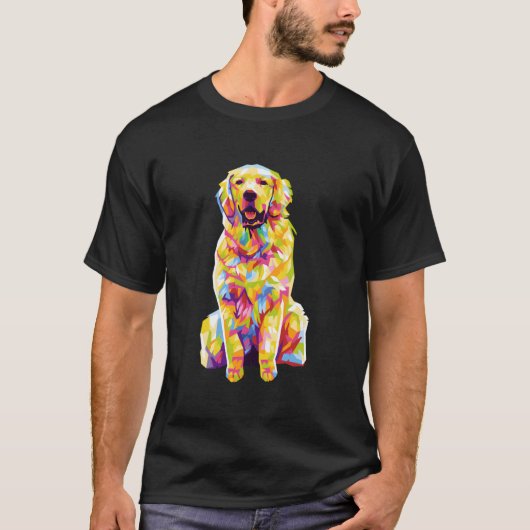 T-shirt Golden Retriever For Golden Retriever (Devant)