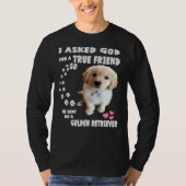 T-shirt Golden Retriever Golden Retriever Cute Golden Retr (Devant)