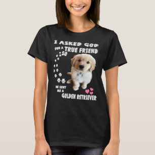 T-shirt Golden Retriever Golden Retriever mignon Golden Re