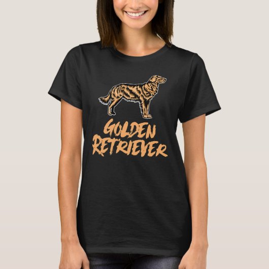 T-shirt Golden Retriever Labrador Chien (Devant)