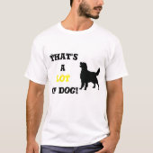T-shirt Golden Retriever Lot de chien (Devant)