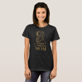 T-shirt Golden Retriever Maman (Devant entier)