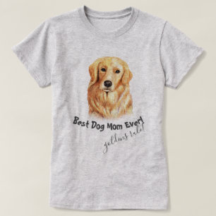 T-shirt Golden Retriever Meilleur chien maman jamais
