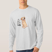 T-shirt Golden Retriever Mon meilleur ami Nom personnalisé (Devant)