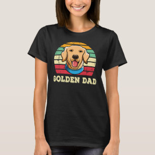 T-shirt Golden Retriever Papa Cute Lab Chien Fête des père