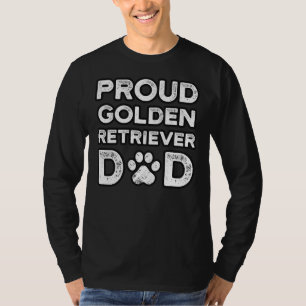 T-shirt Golden Retriever Papa Fier Chien Papa
