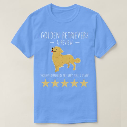 T-shirt Golden Retriever Review (Design devant)