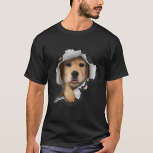 T-shirt Golden Retriever T, Chien d'or, Chien T, Chien