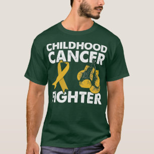 T-shirt Golden Ribbon Gants de boxe Cancer de l'enfance lu