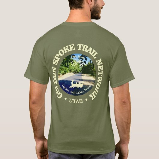 T-shirt Golden Spoke Trail Network (c) (Dos)