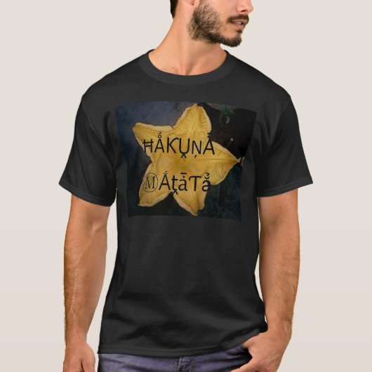 T-shirt Golden Star Hakuna Matata (Devant)