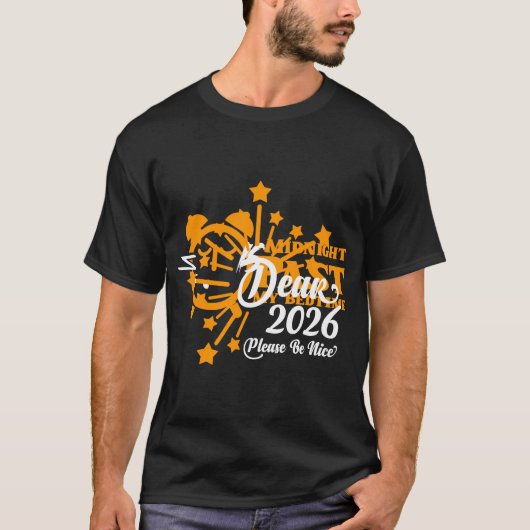 T-shirt "Golden Starburst" Festive Firework Celebration (Devant)