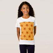 T-Shirt Golden Stars Motif 2 (Devant entier)