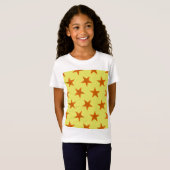 T-Shirt Golden Stars Motif 4 (Devant entier)