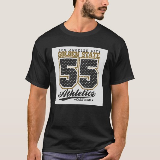 T-shirt Golden State 55 Varsity (Devant)