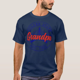 T-shirt Golden State Grandpa bleu