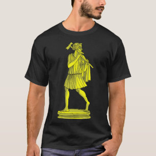T-shirt Golden statue nourriture personnalisée astronaute