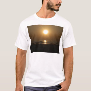 T-shirt Golden Summer Sunset Réflexion sur la plage
