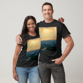 T-shirt Golden Sunset Active (Unisexe)