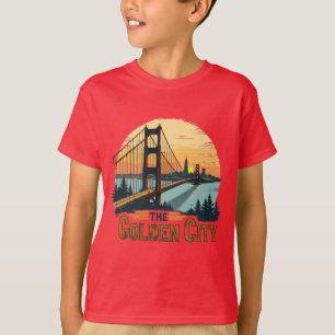 T-shirt Golden Sunset pont extérieur