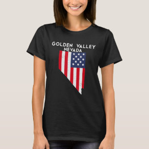T-shirt Golden Valley Nevada USA State America Travel Neva