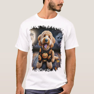 T-shirt Goldendoodle Chien Halloween