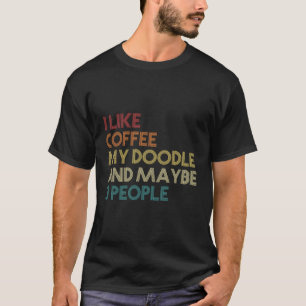 T-shirt Goldendoodle Chien Propriétaire Café Amateurs Cade