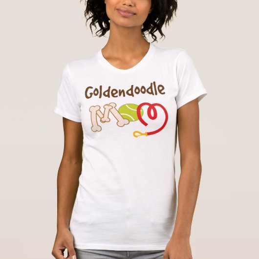 T-shirt Goldendoodle Chien race Maman Cadeau (Devant)