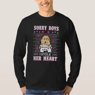 T-shirt Goldendoodle Chien Valentines Jour J'Ai Volé Son C