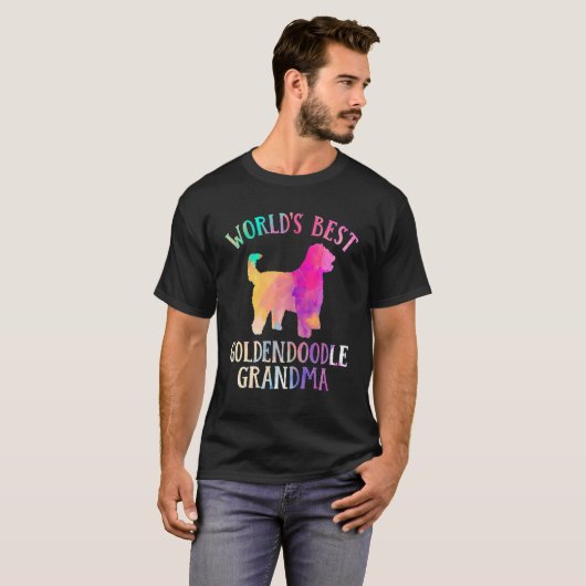 T-shirt Goldendoodle Dog Worldu2019s Best Golden Doodle G (Devant entier)